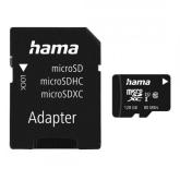 Memory Card microSDXC Hama 00124160 128GB, Class 10, UHS-I U1, V10 + Adaptor SD