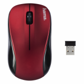 Mouse Optic Hama AM-8100, USB Wireless, Red