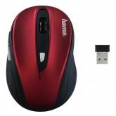 Mouse Optic Hama AM-8200, USB Wireless, Red