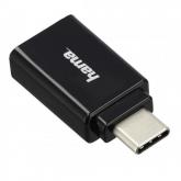 Adaptor Hama 00135721, USB-C - USB female, Black