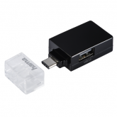 Hub USB Hama Pocket, 2x USB 2.0, 1x USB 3.2 gen 1, Black