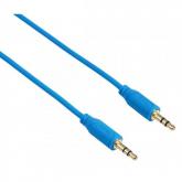 Cablu audio Hama Flexi-Slim 00135781, 3.5mm jack - 3.5mm jack, 0.75m,  Blue