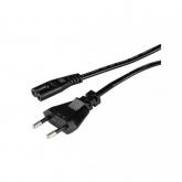 Cablu alimentare Hama 00137221, Euro plug - 2pini, 5m, Black