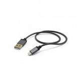 Cablu de date Hama Metal 00173626, USB - Lightning, 1.5m, Gray