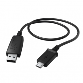 Cablu de date Hama 00173672, USB - microUSB, 0.6m, Black