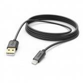 Cablu de date Hama 00173787, USB - Lightning, 3m, Black