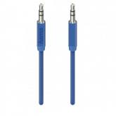 Cablu audio Hama Design Line, 3.5mm jack - 3.5mm jack, 1m, Blue