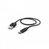 Cablu de date Hama 00178329, USB - USB-C, 0.6m, Black