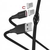 Cablu de date Hama Magnetic, USB - USB-C, 1m, Black