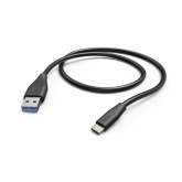 Cablu de date Hama 00178396, USB - USB-C, 1.5m, Black