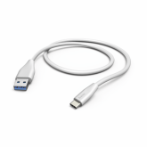 Cablu de date Hama 00178397, USB - USB-C, 1.5m, White