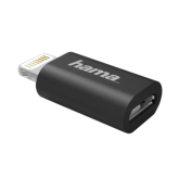 Adaptor Hama 00178400, Lightning - USB-C, Black