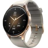 SmartWatch Hama Fit Watch 8900, 1.43 inch, Curea Silicon, Beige-Gold
