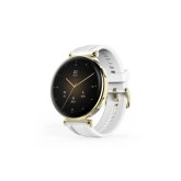 Smartwatch Hama 7000, 1.32 inch, Curea Silicon, White-Gold