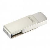 Stick memorie Hama Rotate Pro, 32GB, USB 3.0 Tip A, Silver