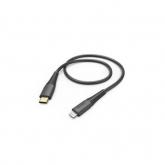 Cablu de date Hama 00183308, USB Tip C - Lightning, 1.5m, Black