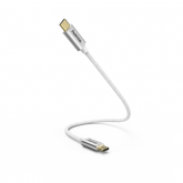 Cablu de date Hama 00183332, USB Tip C - USB Tip C, 0.2m, White
