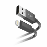 Cablu de date Hama 00183339, USB - Lightning, 1.5m, Gray