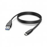 Cablu de date Hama 00183343, USB - USB-C, 3m, Black
