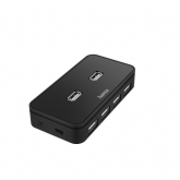Hub USB Hama 00200123, 7x USB 2.0 Tip A, Black