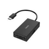 Card Reader Hama USB OTG Hub, USB Tip C, Black