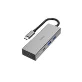 HUB USB Hama 00200136, 2x USB 3.2 gen 1, 2x USB-C, Gray