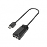 Adaptor Hama 00200309, USB 2.0 female - mini USB, Black