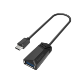 Adaptor OTG Hama 00200312, USB - USB-C, Black