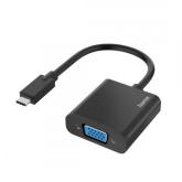 Adaptor Hama 00200317, VGA - USB-C, Black
