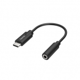 Cablu audio Hama 00200318, USB-C - 3.5mm jack, Black