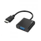 Adaptor Hama 00200343, HDMI - VGA, Black