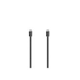 Cablu de date Hama 00200629, USB-C - USB-C, 0.75m, Black