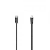 Cablu de date Hama 00200643, USB-C - USB-C, 0.75m, Black