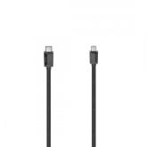 Cablu de date Hama 00200644, USB-C - micro USB, 0.75m, Black