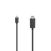 Cablu Hama 00200719, USB-A male - USB-C female, 3 m, Black
