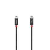 Cablu de date Hama 00200779, USB-C male - USB-C male, 1 m, Black