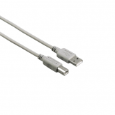 Cablu Hama 00200900, USB - USB-B, 1.5m, White