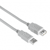 Cablu Hama 00200905, USB 2.0 - USB 2.0 female, 1.5m, White