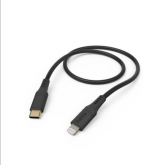 Cablu Hama Flexible 00201573, USB-C - Lightning, 1.5m, Black