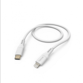  Cablu Hama Flexible 00201574, USB-C - Lightning, 1.5m, White