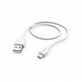 Cablu de date Hama 00201587, USB-A male - micro USB, 1.5m, White