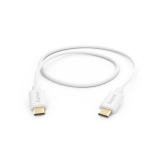 Cablu de date Hama 00201590, USB-C male - USB-C male, White