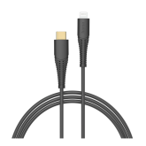 Cablu Hama 00201602, USB-C male - Lightning male, 1.5 m, Black