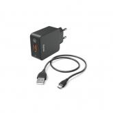 Incarcator retea Hama 00201621, 1x USB-A, 19.5W, Black