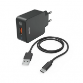 Incarcator retea Hama 00201625, 1x USB-A, Black