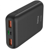 Baterie portabila Hama 00201662, 10000mAh, 2x USB-A, Anthracite