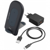 Incarcator Wireless Hama QI-FC15S, USB-C, Black
