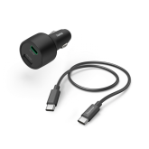 Incarcator auto Hama 00201693, 1x USB-A, 1x USB-C, 32W, Black