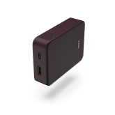 Baterie portabila Hama Colour 10 00201712, 10000 mAh, 1 x USB-A, 1 x USB-C, Plum