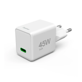 Incarcator retea Hama Super-Mini 00201983, 1 x USB-C, 45 W, White